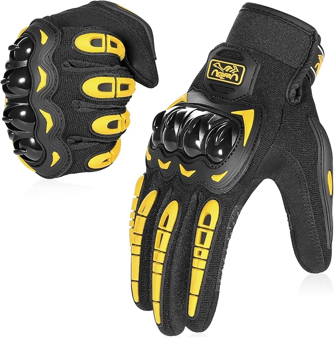 COFIT Motorcycle Gloves Breathable, Touchscreen Motorbike Gloves Anti-Slip by COFIT
