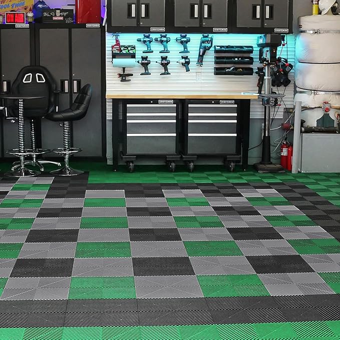VEVOR Interlocking Drainage Mat, 15.7” x 15.7” Modular Interlocking Cushion - Image 8