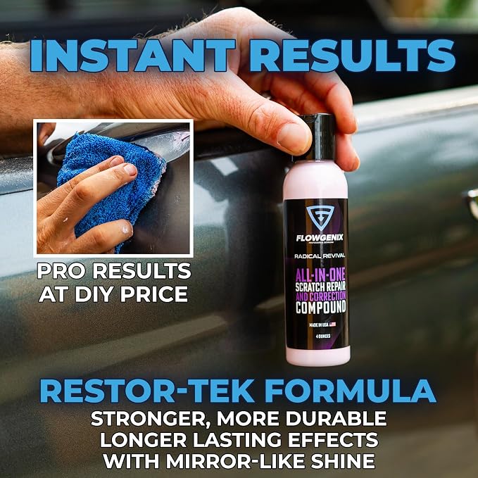 Instant Car Scratch Remover for Vehicles, All-in-One Car Paint Scratch Repair - Image 7
