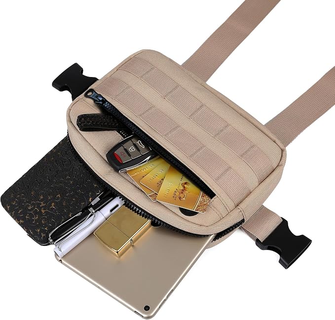 Outdoor Chest Bag For Men, EDC Chest Pack - Image 5
