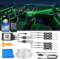 MICTUNING Car LED Interior Strip Light, 6 in 1 RGB Multicolor by MICTUNINGINC