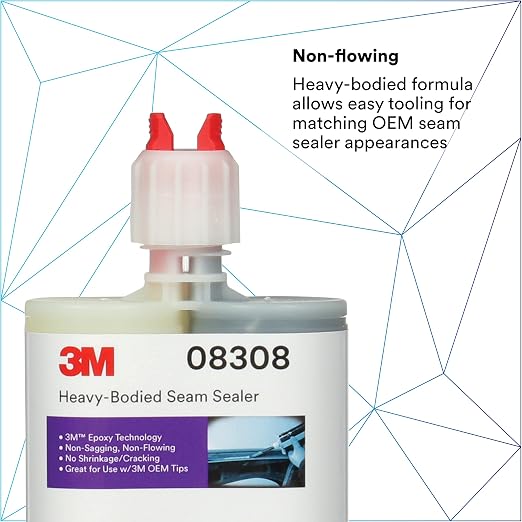 3M Heavy-Bodied Seam Sealer, Self-Mixing, Automotive Epoxy, 200 ml/6.75 fl oz - Image 4