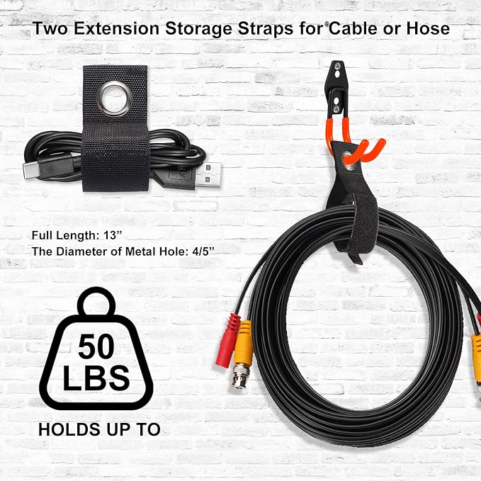 Garage Hook Heavy Duty Wall Storage Hangers, 30 Pack Garage Storage Hooks Steel - Image 3