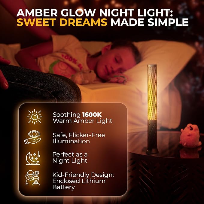 LED Candle Light, Cordless Table Lamps, Bedside Lamps w/2 Modes, Rechargeable - Image 2