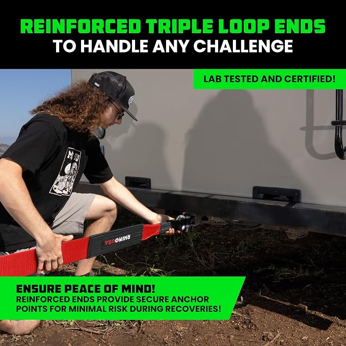 Rhino USA Recovery Tow Strap - Image 3