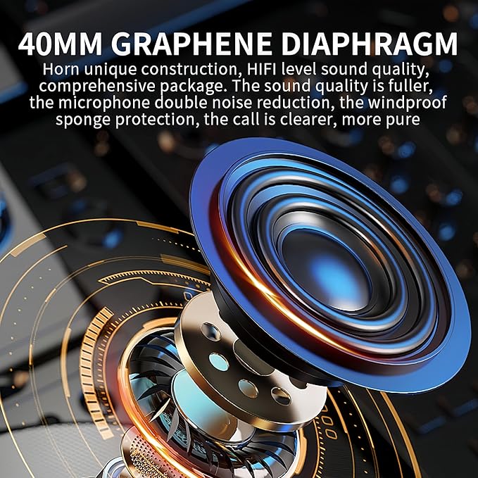 Motorcycle Helmet Headset Speakers Headphones - Image 3