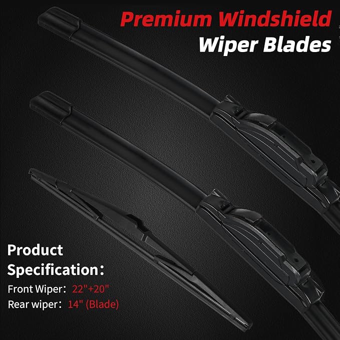 OTUAYAUTO Premium Windshield Wiper Blades - Image 2