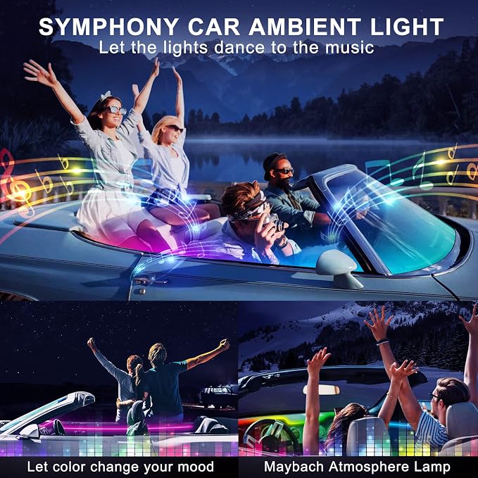 Dream+Color Acrylic Interior Car LED Strip Light - Image 7