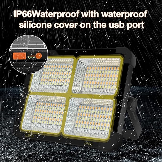 Portable LED Work Solar Light 100W 16500mAh 10000 LM - Image 5