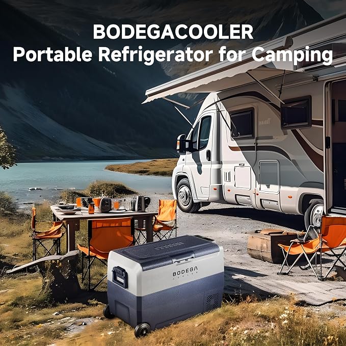 BODEGACOOLER 【Upgraded】 12 Volt Refrigerator, Portable Freezer, Car Fridge Dual - Image 3