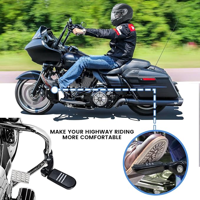 1.25" 32MM Motorcycle Adjustable Highway Pegs - Image 6