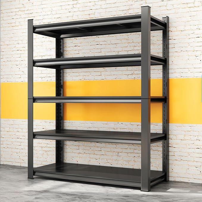 45.3" W Metal Garage Shelving Unit 3500LBS Metal Storage Shelves 5 Tier by Unknown