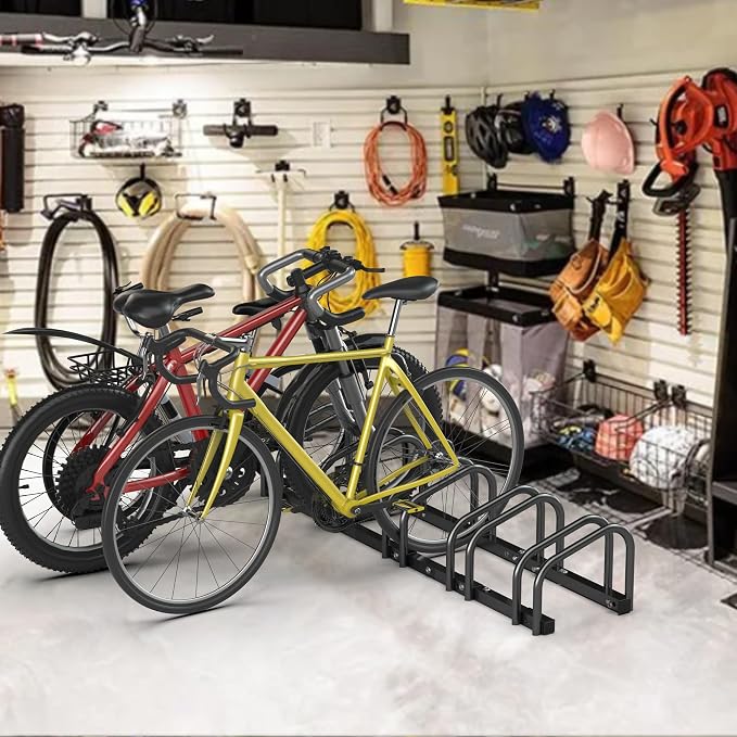 Ultrawall Bike Storage Rack for Garage, 5 Bikes Floor Bike Stand, Bicycle - Image 7