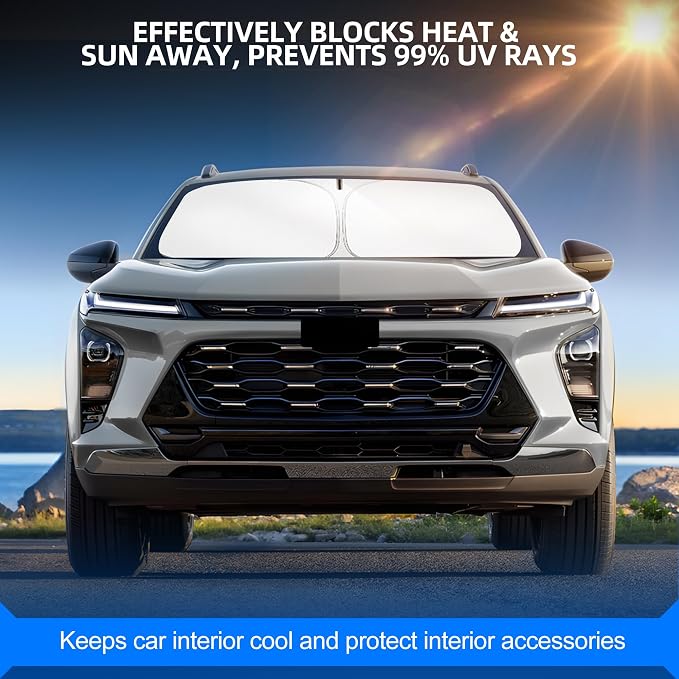 Windshield Sun Shade for Ch-evro-let/Chevy Trax 2024 2025 2026 Foldable - Image 8