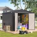 AECOJOY Shed 8' x 6' Metal Storage Shed by AECOJOY