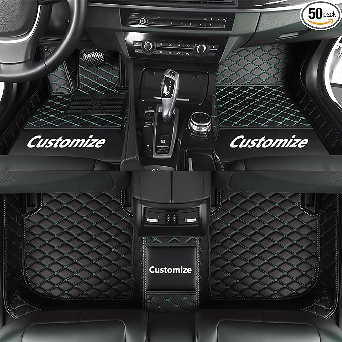 Custom Personalized Floor Mats for Cars，Luxury Full Coverage All Car Floor by Unknown