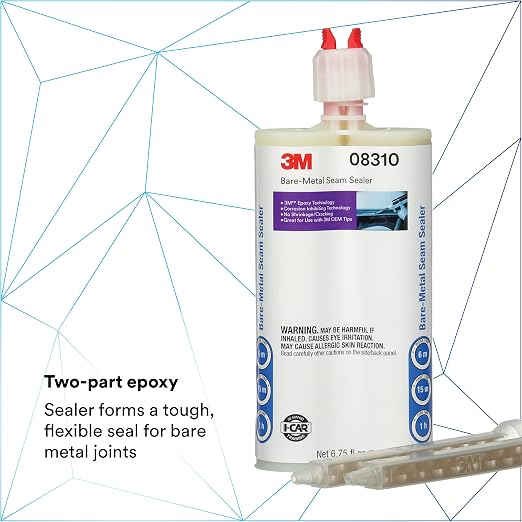 3M Bare - Metal Seam Sealer, Non-Sagging, Self-Mixing Epoxy, 200 ml/6.75 fl oz - Image 2