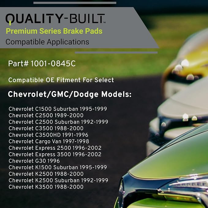 Premium Ceramic Front Brake Pads Compatible - Image 3