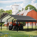 JAMFLY Carport, 12X20 FT Metal Carports, Heavy Duty Carport Canopy by JAMFLY