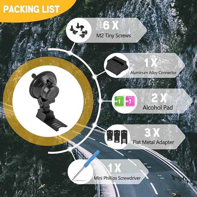 Xislet Radar Detector Mount for Car Truck Vehicle Sedan Windshield Super - Image 3