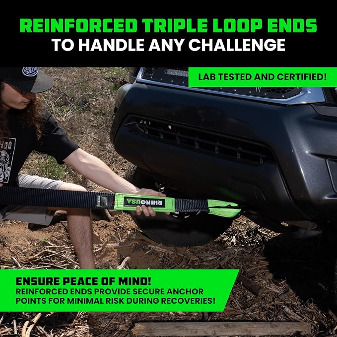 Rhino USA Recovery Tow Strap - Image 3