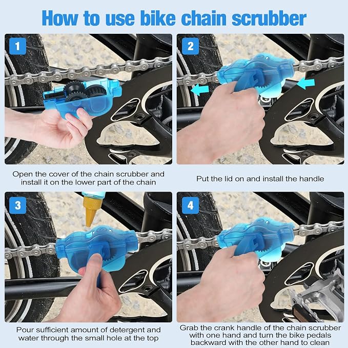 Bike Cleaning Kit Including Bicycle Chain Scrubber, Bike Link Pliers, Bicycle - Image 7