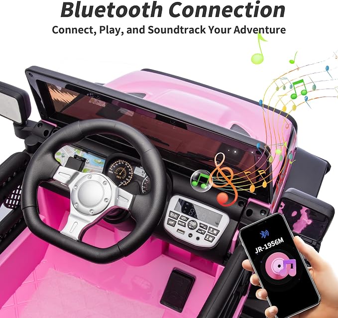 12V Kids Ride on Car Truck, Kids Electric Vehicles Car Ride on Toy - Image 5