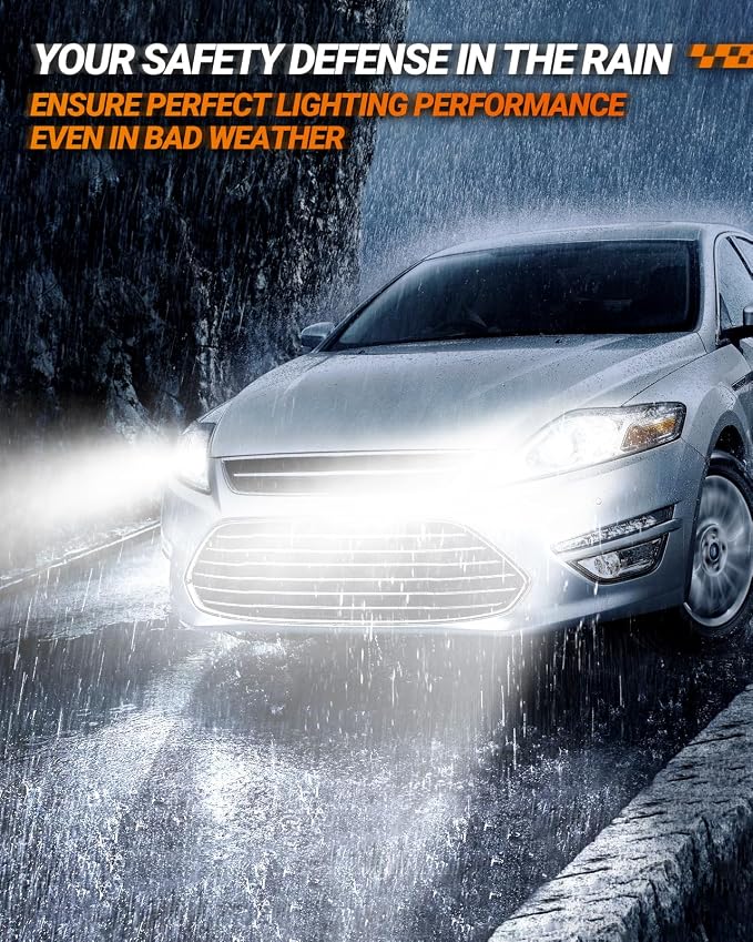 SEALIGHT H11/H8/H9 Fog Bulb, X4I 55, 000LM Super Bright H11 Light Powersport - Image 8