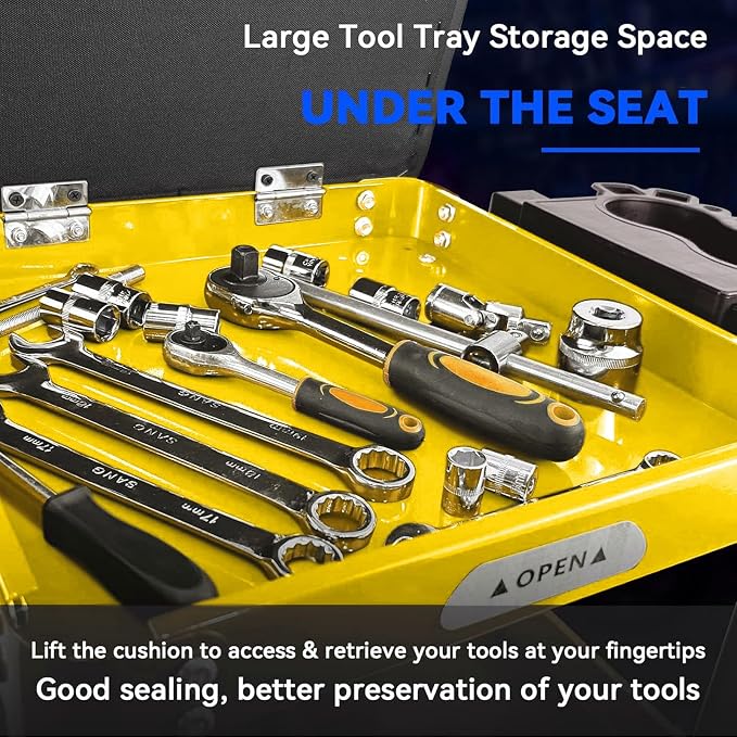 Rolling Creeper Garage Shop Seat - Image 7