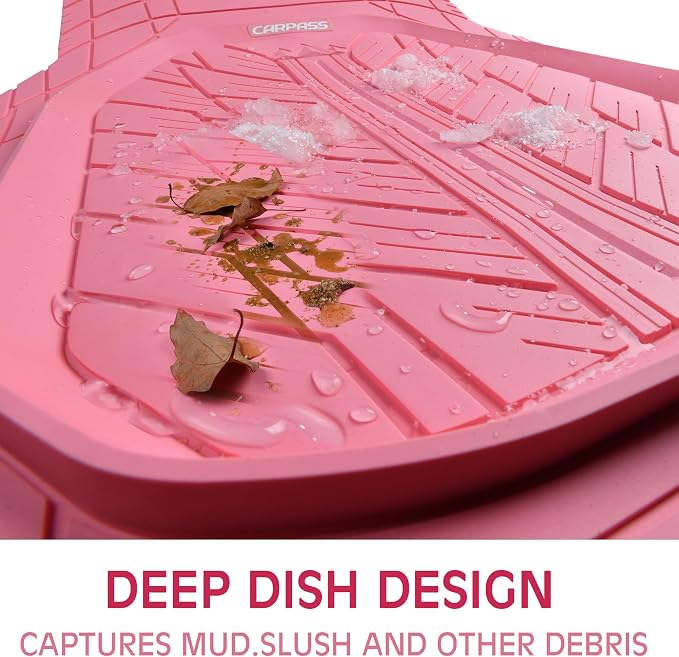 CAR PASS DeepDish Pink Floor Mats - Image 8