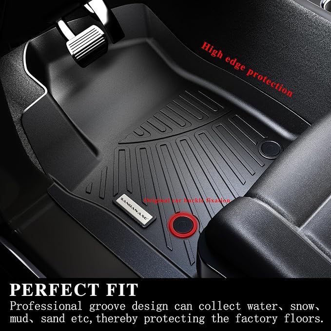 Floor Mats & Cargo Liner for 2024 2025 Mazda CX-90 CX90 PHEV 6&7 Seats（Not - Image 2