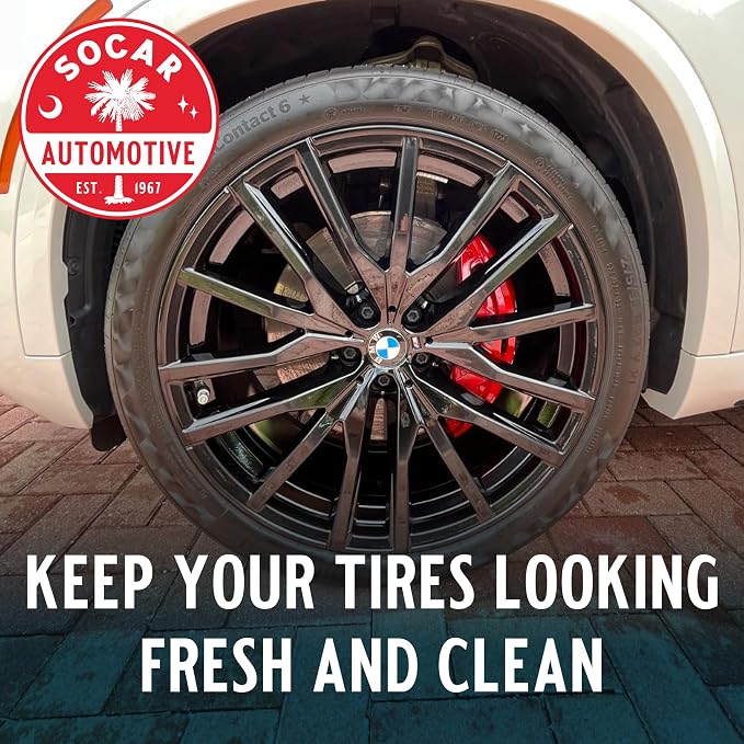 SOCAR Blue Suede Tire Shine Spray & Protectant. New-Tire Smooth Shine. - Image 8