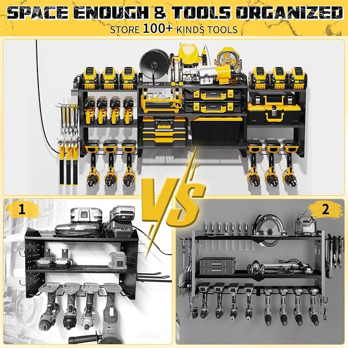 45" Large Power Tool Organizer Wall Mount - Image 2