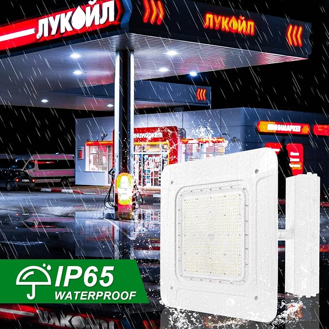 OSTEK LED Gas Station Canopy Light, 240W Carport Ceiling Light 5700K, Outdoor - Image 5
