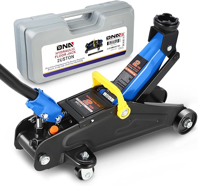 DNA MOTORING Low Profile Hydraulic Trolley Service/Floor Jack, 2 Ton Capacity by DNAMOTORING-Tools
