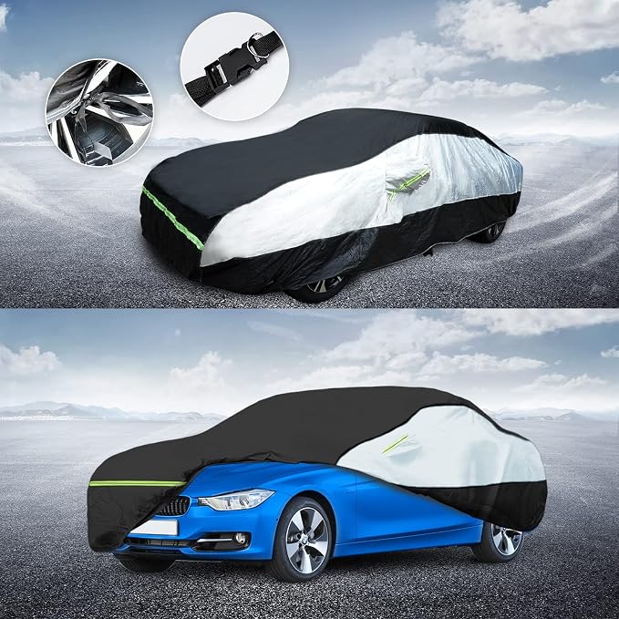 Universal Sedan Car Cover Fit for Mercedes-Benz C-Class, BMW 3 Series, Audi A3 - Image 4