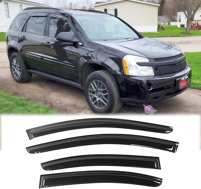 94319 Sunproof Waterproof Side Window Wind Deflector Window Visor fit - Image 2