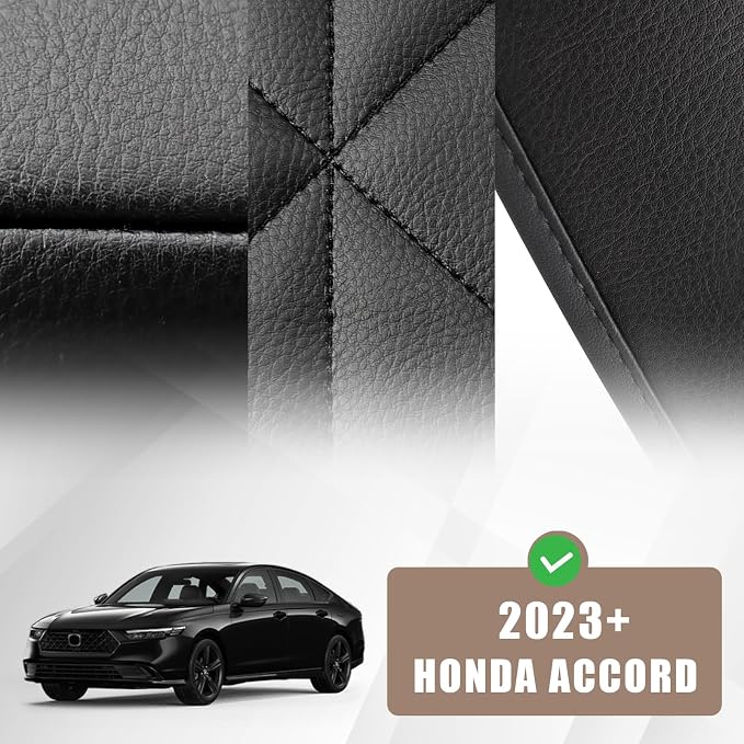 Muslogy for Accord 2025 2024 2023 Center Console Cover Armrest Pad Vegan - Image 5