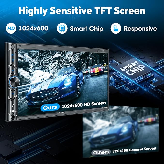 Upgrade Wireless Double Din Car Stereo - Image 7