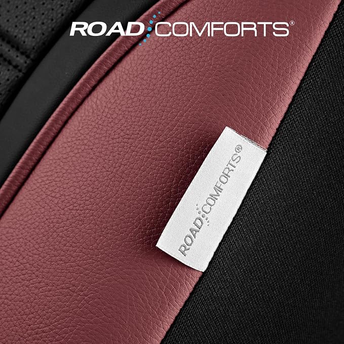 Road Comforts Leather Seat Covers, Breathable Car Seat Covers Front Seat - Image 5