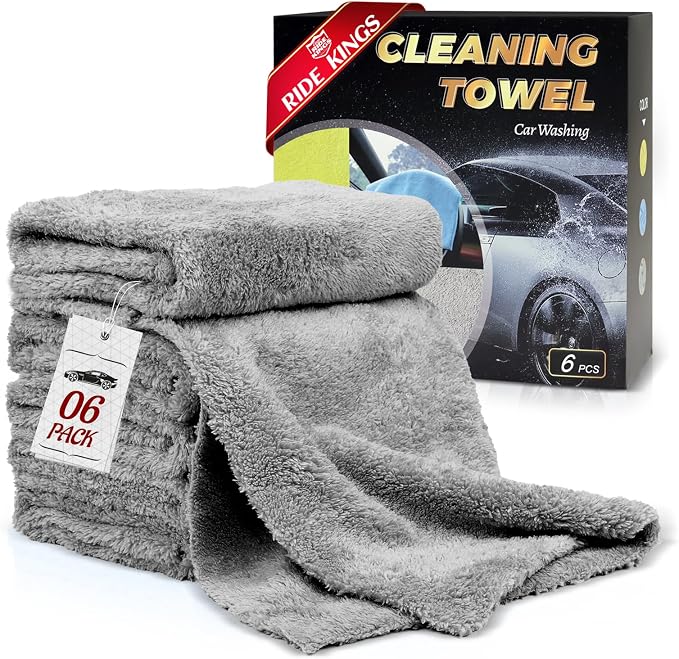 Coral Fleece Car Wash Cleaning Towel by RIDEKINGS
