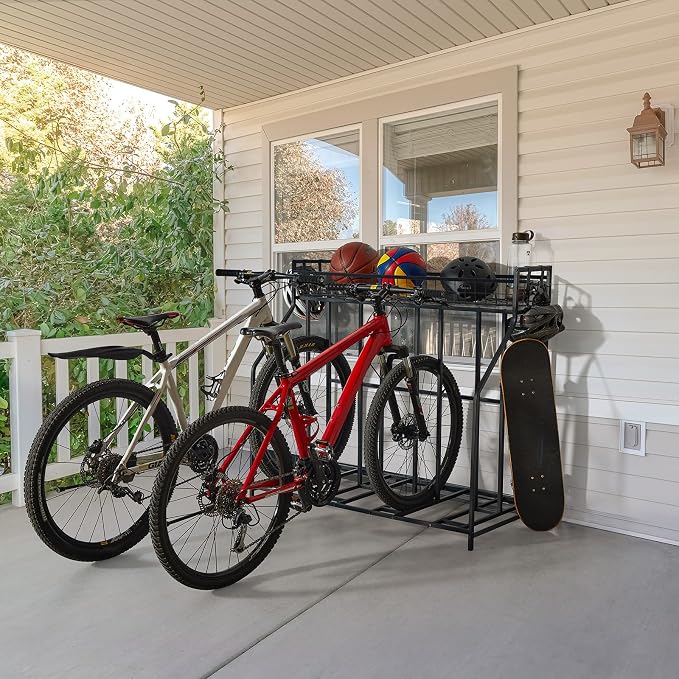 HEALTH LINE PRODUCT 4 Bike Stand, Indoor Bike Storage, Bicycle Rack - Image 4