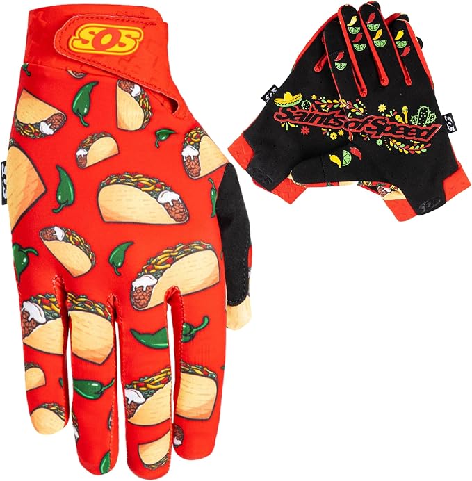Saints of Speed Dirt Bike Gloves – Motocross, Mountain Bike, Motorcycle by SaintsofSpeed