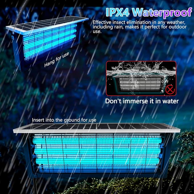 Powerful Large Solar Bug Zapper Outdoor - Image 4