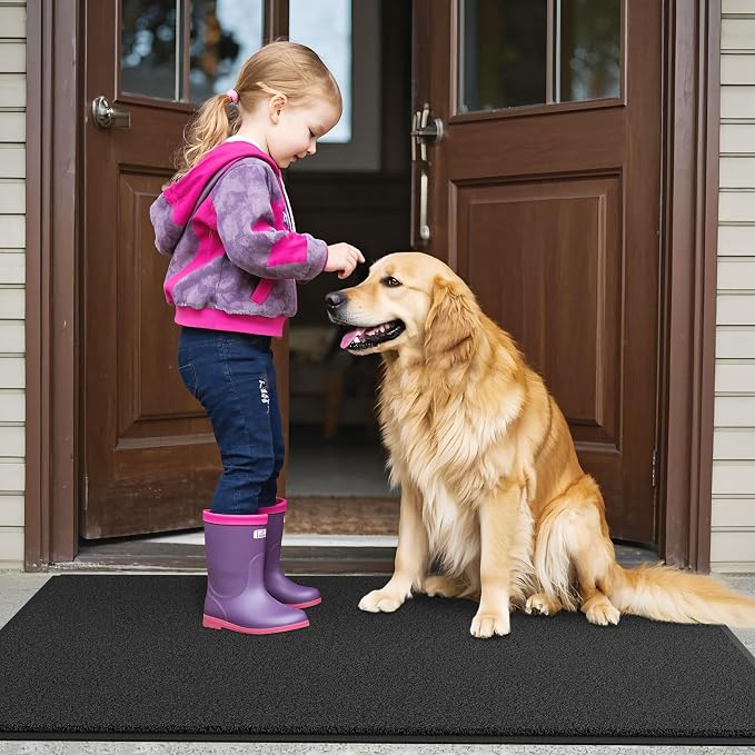 Sturdy Front Door Mat, Fade Resistant, Waterproof Low Profile Entry Mat - Image 3
