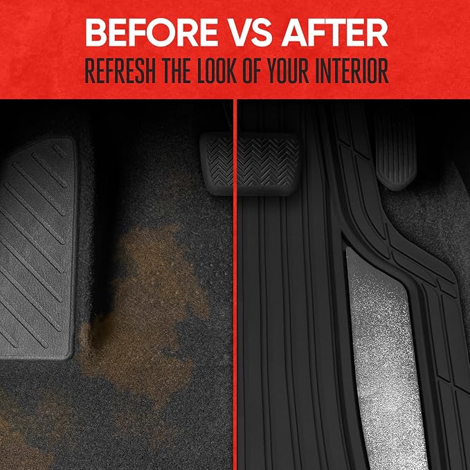 Motor Trend ChromeTech Car Floor Mats Full Set - Image 6