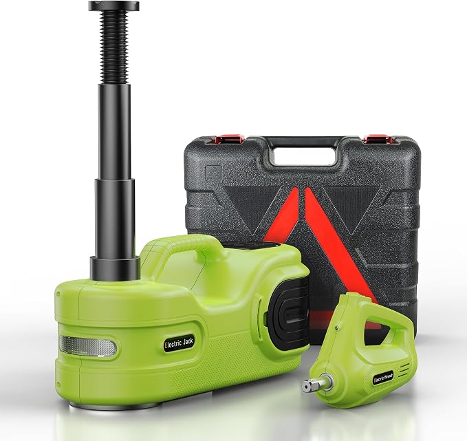 Electric Car Jack Kit 5T 12V Hydraulic Tire Jack by Simtamy