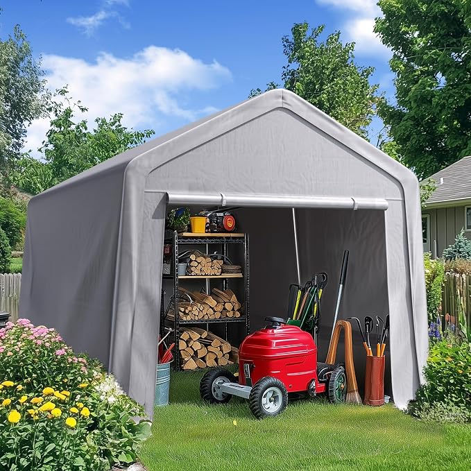 Quictent Heavy Duty 8x12FT Carport Shelter by QUICTENT