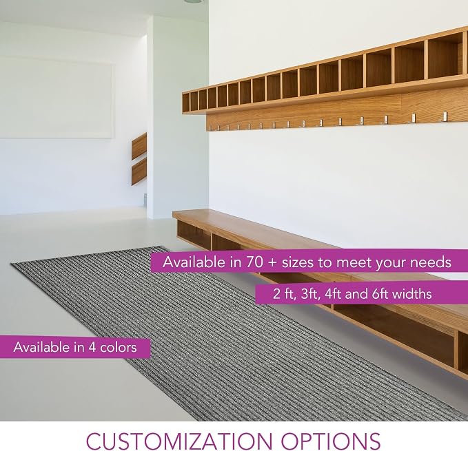 iCustomRug Spartan Weather Warrior Indoor/Outdoor Utility Ribbed Carpet Runner - Image 7
