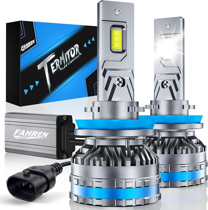 FAHREN H11 Fog Bulbs, Upgraded 120W 60000LM H8/H9 Bright Lighting Bulb by Fahren